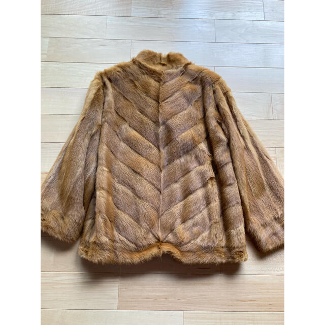 値下げ！かわいい毛皮　コート レディースのジャケット/アウター(毛皮/ファーコート)の商品写真