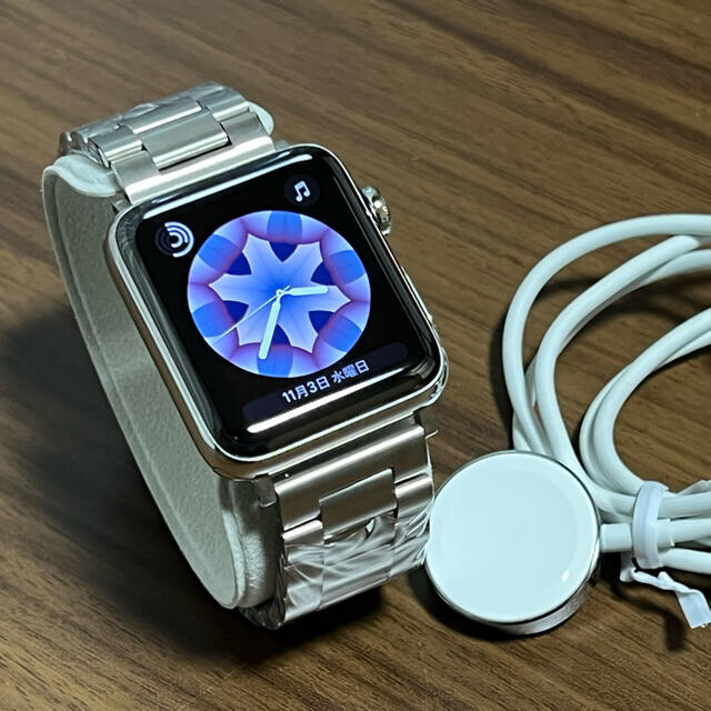 レア Apple Watch Series 3 セルラー 42MM ステンレス