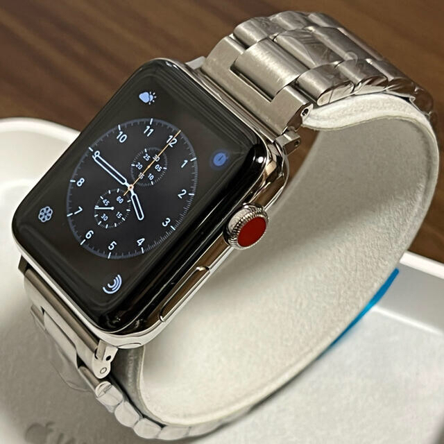 レア Apple Watch Series 3 セルラー 42MM ステンレス