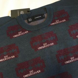 アンダーカバー(UNDERCOVER)のGU×アンダーカバー　ジャガードセーター　グレー(ニット/セーター)