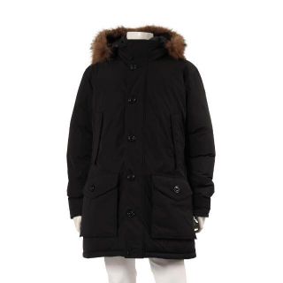 モンクレール(MONCLER)のモンクレール RIVER ダウンコート 黒 サイズ5 XXL 3XL 3L 4L(ダウンジャケット)