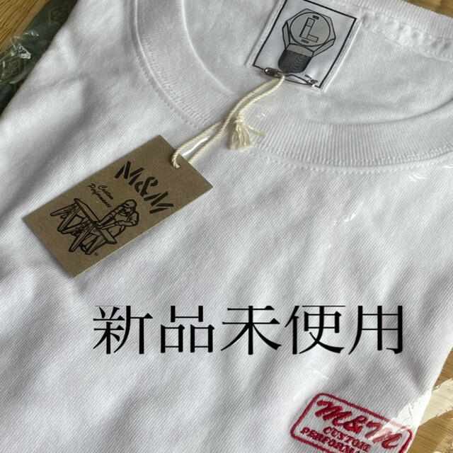 m&m Tシャツ Tシャツ+カットソー(半袖+袖なし)