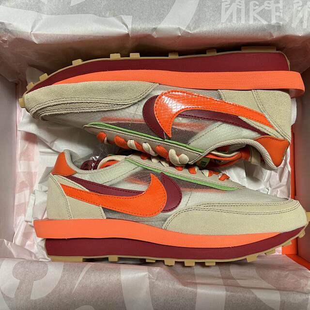 Sacai Clot NIKE LD Waffle Orange Blazeメンズ