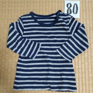 ユニクロ(UNIQLO)の【UNIQLO】長袖Tシャツ　80(Ｔシャツ)