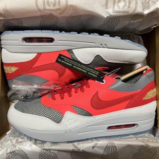 ナイキ(NIKE)のNIKE CLOT AIR MAX 1 "K.O.D" SOLAR RED 28(スニーカー)