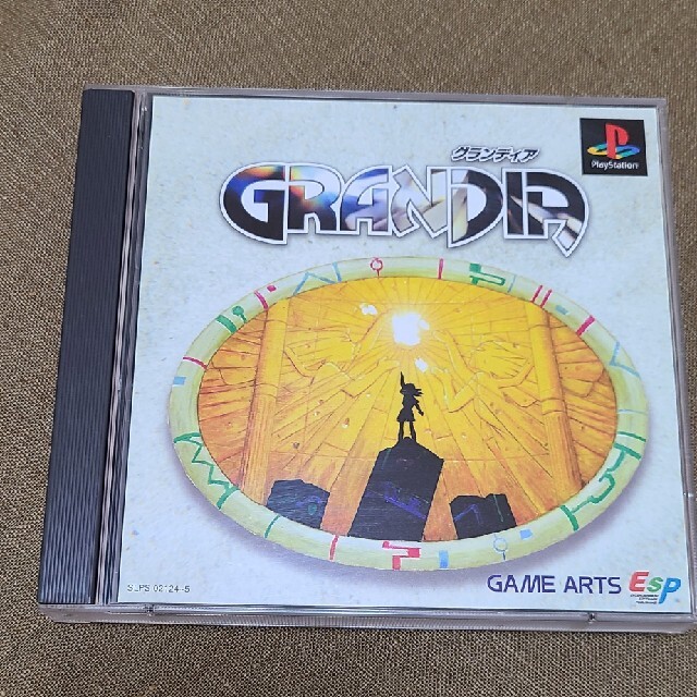 PlayStation(プレイステーション)のPS　グランディア　中古 エンタメ/ホビーのゲームソフト/ゲーム機本体(家庭用ゲームソフト)の商品写真