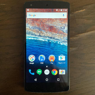 グーグルネクサス(Google Nexus)のNexus5 ブラック(スマートフォン本体)