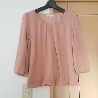 プロポーションボディドレッシング(PROPORTION BODY DRESSING)のPROPORTION　ブラウス　ピンク　3　中古　BODY DRESSING(シャツ/ブラウス(長袖/七分))