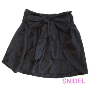 スナイデル(SNIDEL)のSNIDEL🎀ビッグリボンスカート(ミニスカート)