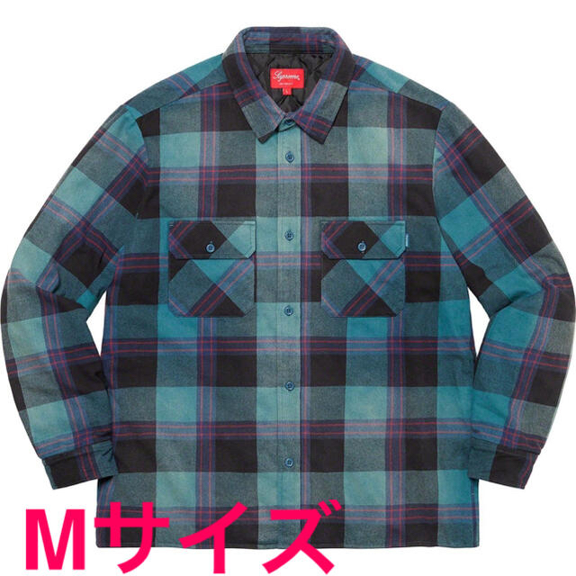 Supreme Quilted Flannel Shirt チェックネルシャツ