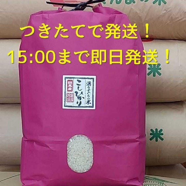 新米！令和3年産！極上コシヒカリ！精米or無洗米！10！