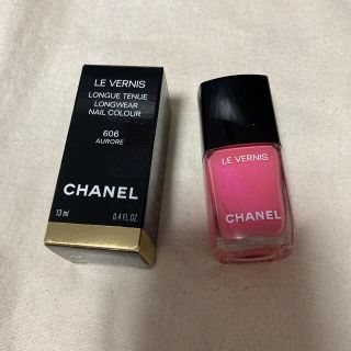 シャネル(CHANEL)の値下げ　シャネル ヴェルニ ロング トゥニュ 606 オロール 13ml ピンク(マニキュア)