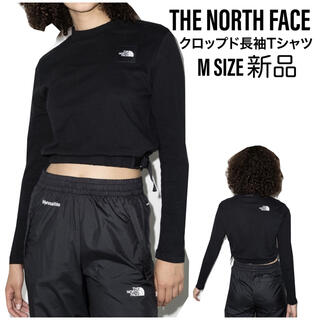 ザノースフェイス(THE NORTH FACE)の新品【The North Face】クロップドトップス ブラック(Tシャツ(長袖/七分))