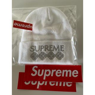 Supreme - Supreme Glitter Beanie Whiteの通販 by oni's shop