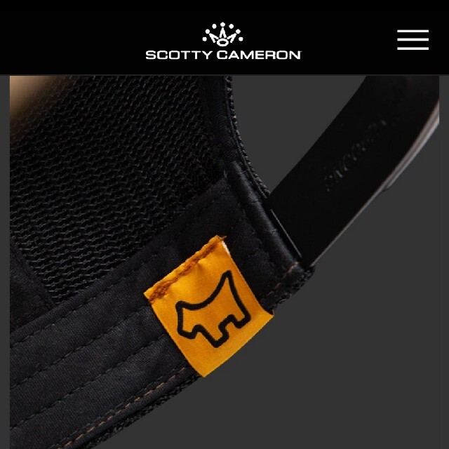 Scotty Cameron(スコッティキャメロン)のスコッティキャメロン キャップ ミニ クラウン メッシュ ブラウン/ブラック スポーツ/アウトドアのゴルフ(その他)の商品写真