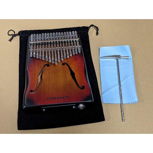 エレキ・カリンバ サンバースト 17キー ピックアップ搭載 楽器の鍵盤楽器(その他)の商品写真
