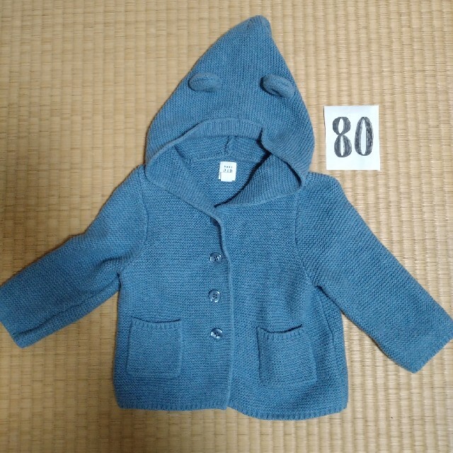 babyGAP(ベビーギャップ)の【GAP】カーディガン　80 キッズ/ベビー/マタニティのベビー服(~85cm)(カーディガン/ボレロ)の商品写真