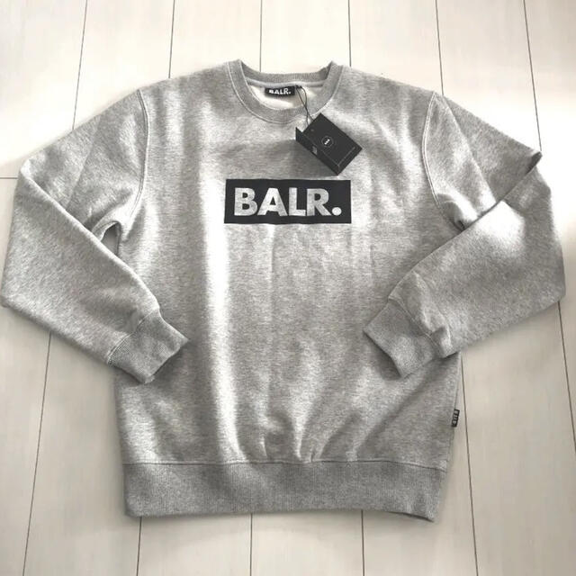 balr.ボーラーロゴデザインスウェットトレーナー灰色XLサイズ - スウェット