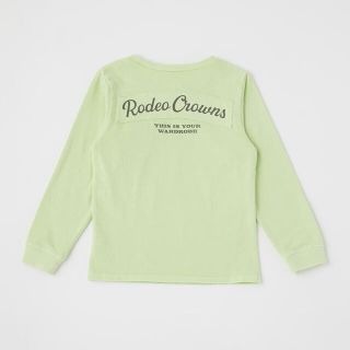 ロデオクラウンズワイドボウル(RODEO CROWNS WIDE BOWL)の【USED】ロデオ ★キッズ CURVE L／S Tシャツ（140cm）(Tシャツ/カットソー)