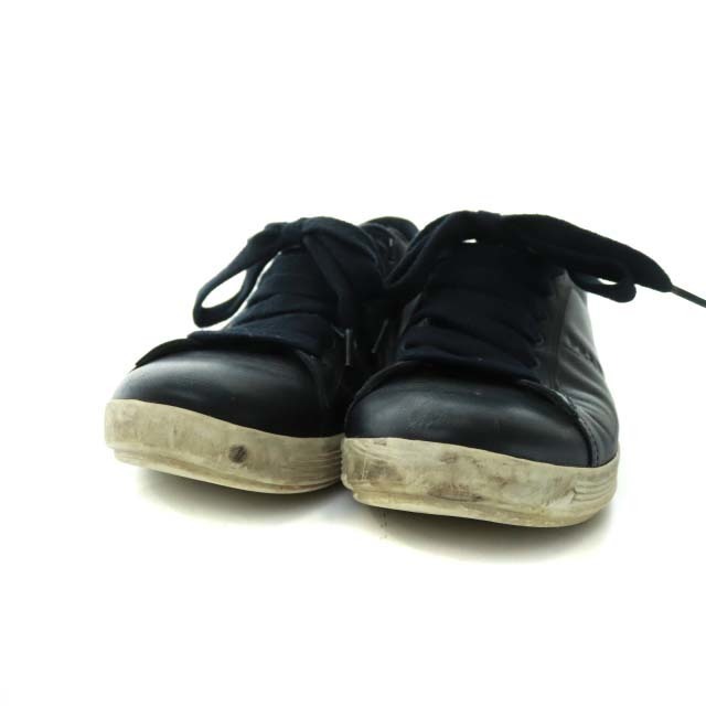 PRADA(プラダ)のプラダ ローカット スニーカー シューズ レザー 5.5 26cm 紺 メンズの靴/シューズ(スニーカー)の商品写真
