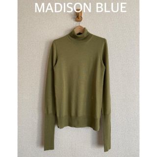 マディソンブルー(MADISONBLUE)の【MADISON BLUE】ウールタートルネックセーター／ピスタチオグリーン(ニット/セーター)