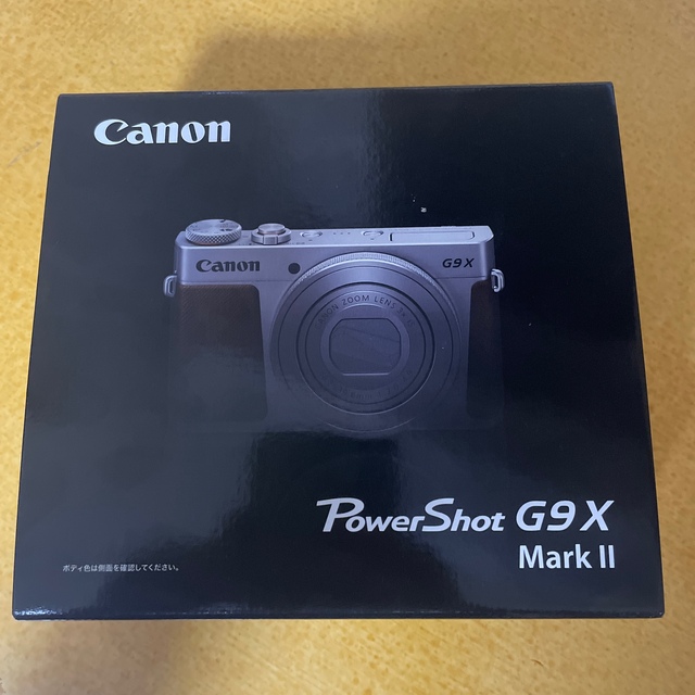 スマホ/家電/カメラ【新品未使用】Canon PowerShot G9 X Mark IIシルバー