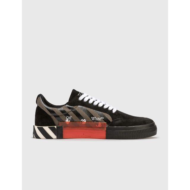 OFF-WHITE(オフホワイト)のOFF-WHITE バルカナイズド ダイアゴナル プリント スニーカー メンズの靴/シューズ(スニーカー)の商品写真