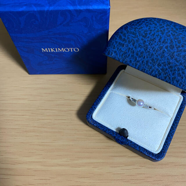 MIKIMOTO(ミキモト)のMikimoto K18 ホワイトゴールド パールリング レディースのアクセサリー(リング(指輪))の商品写真