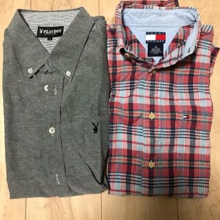 トミーヒルフィガー(TOMMY HILFIGER)の☆安い☆トミーヒルフィガー＆プレイボーイ　半袖シャツ(シャツ)