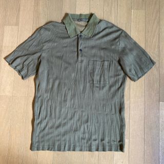 イッセイミヤケ(ISSEY MIYAKE)のISSEY MIYAKE MEN シワ加工ポロシャツ サイズ２(シャツ)