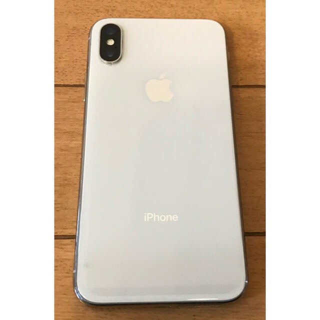 iPhone X silver 64GB simフリー