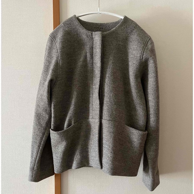 evam eva プレスウール ジャケット press wool ショートコート 女性に人気！ 8060円