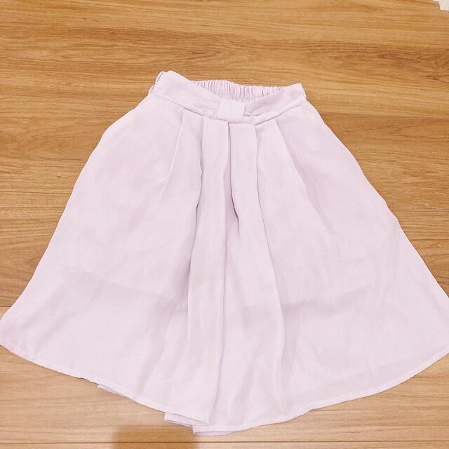 セット価格！姉妹、友達シフォンスカート風パンツ キッズ/ベビー/マタニティのキッズ服女の子用(90cm~)(パンツ/スパッツ)の商品写真