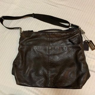 コーチ(COACH)のコーチ　メンズ　レザー　ショルダーバッグ　2way ダークブラウン(ショルダーバッグ)