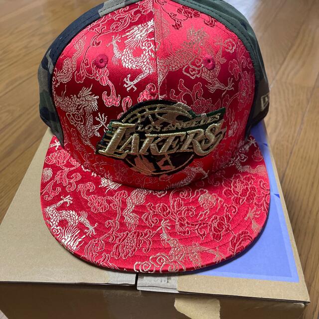 NEW ERA(ニューエラー)のNEW ERA 100周年　レイカーズキャップ　73/8 メンズの帽子(キャップ)の商品写真