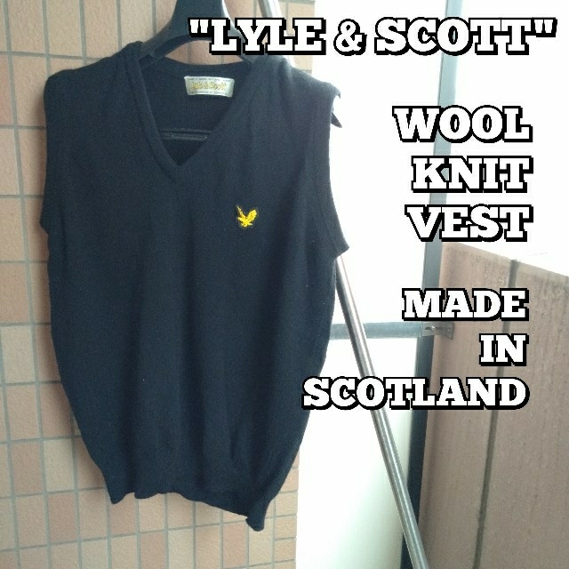 LYLE & SCOTT WOOL KNIT VEST　スコットランド製