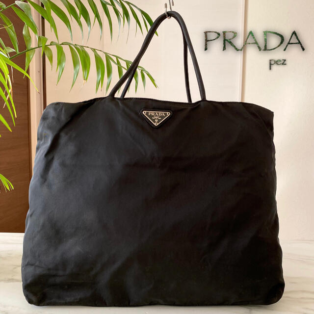 PRADA - 正規品 PRADA プラダ テスート 大容量 レザートートバッグの ...