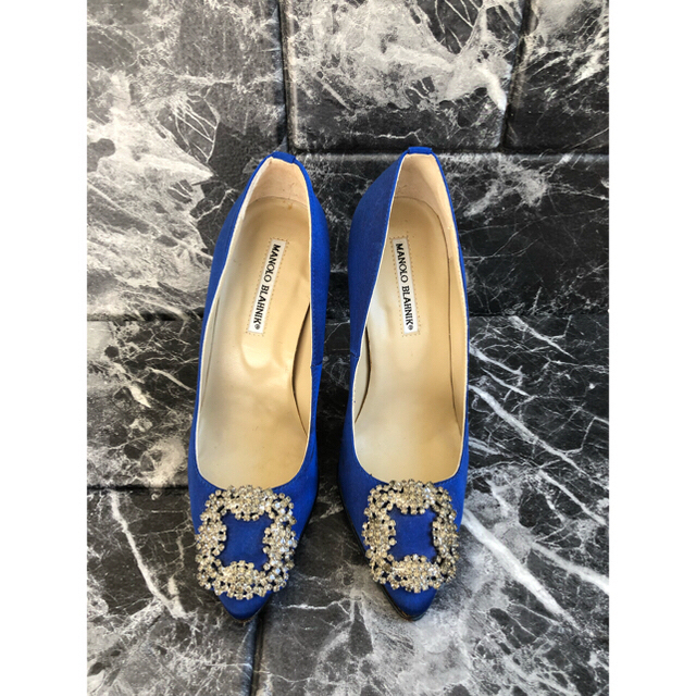 高級品市場 MANOLO ハンギシ パンプス BLAHNIK 訳有り格安マノロ ...