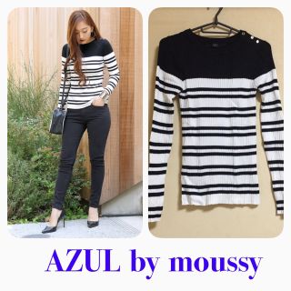 アズールバイマウジー(AZUL by moussy)のAZUL by moussy♡ミリオンホットショルダー長袖プルオーバー(カットソー(長袖/七分))