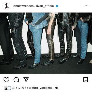 ジョンローレンスサリバン(JOHN LAWRENCE SULLIVAN)のLEATHER 5POCKET PANTS(その他)