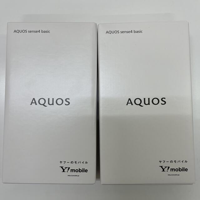 AQUOS(アクオス)のAQUOS sense4 basic Ymobile版SIMフリー  スマホ/家電/カメラのスマートフォン/携帯電話(スマートフォン本体)の商品写真