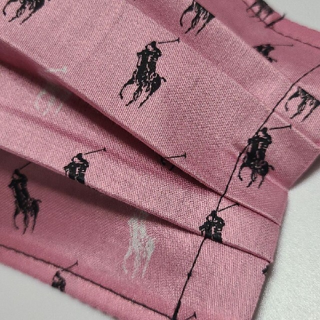 Ralph Lauren(ラルフローレン)のなか様専用！(ブラックピンクメニーRL) ハンドメイドのファッション小物(その他)の商品写真