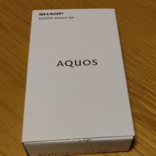 アクオス(AQUOS)のSHARP AQUOS sense4 lite 楽天版SIMフリー ブラック S(スマートフォン本体)