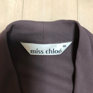 Miss chloe アルパカ混コート　ゆったりAライン　サイズ40