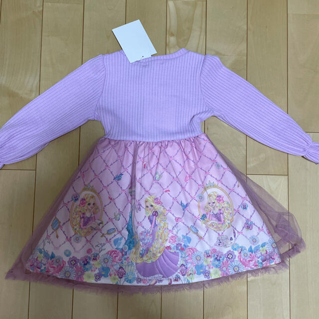 しまむら(シマムラ)の♡エコネコ  ラプンツェル ワンピース♡ キッズ/ベビー/マタニティのキッズ服女の子用(90cm~)(ワンピース)の商品写真