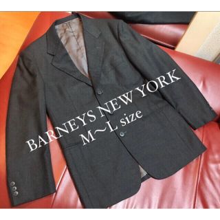 バーニーズニューヨーク(BARNEYS NEW YORK)の【美品】BARNEYS NEW YORK ジャケット【M/濃グレー】(スーツジャケット)