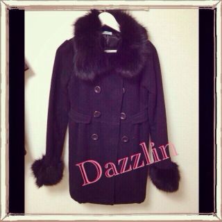 ダズリン(dazzlin)の♡Dazzlin黒フォックスファーコート(ロングコート)