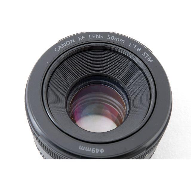 【ほぼ新品】キヤノン CANON EF 50mm F1.8 STM 9