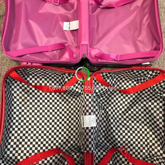 たけちゃんさん専用　カーズ　キッズ　キャリーバック　スーツケース キッズ/ベビー/マタニティのこども用バッグ(その他)の商品写真