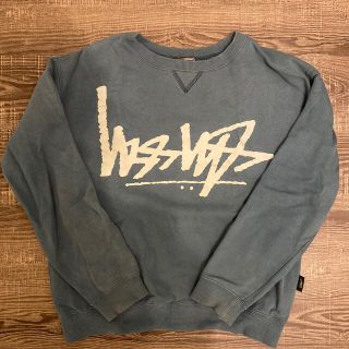 ステューシー(STUSSY)のstussy スウェット　グリーン(トレーナー/スウェット)